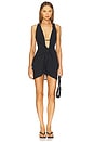 view 1 of 3 Mita Cover Up Mini Dress in Black