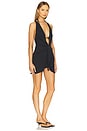 view 2 of 3 Mita Cover Up Mini Dress in Black