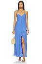 view 1 of 3 MAXIVESTIDO REBECCA in Blue