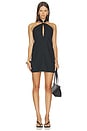 view 1 of 3 MINIVESTIDO ASTER in Black