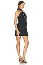 view 2 of 3 MINIVESTIDO ASTER in Black