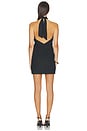 view 3 of 3 MINIVESTIDO ASTER in Black