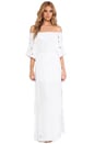 view 1 of 6 Paola Long Dress in Solid White