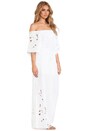 view 2 of 6 Paola Long Dress in Solid White