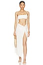 view 4 of 4 Karen Midi Skirt in Off White