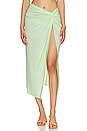 view 1 of 4 Karen Midi Skirt in Lime