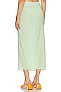 view 3 of 4 Karen Midi Skirt in Lime