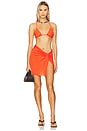 view 5 of 6 Karen Mini Pareo Skirt in Spritz
