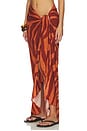 view 3 of 6 Printed Sarong in Sundown