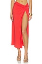 view 1 of 6 FALDA MIDI KAREN in Red