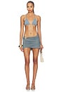 view 5 of 6 Meg Short Skirt in Underwater