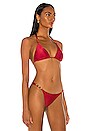 view 2 of 4 Paula Bikini Top in Red