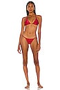view 4 of 4 Paula Bikini Bottom BR in Red