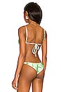 view 3 of 4 Triangle Parallel Bikini Top in Camouflage