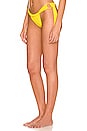 view 2 of 4 Tanga Ring Cheeky Bikini Bottom in Yellow