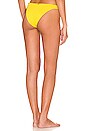 view 3 of 4 Tanga Ring Cheeky Bikini Bottom in Yellow