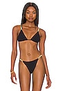 view 1 of 4 TOP BIKINI KANTI TRIANGLE PARALLEL in Black