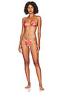 view 4 of 4 Greta T-Back Tri Bikini Top in Martinica