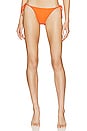 view 1 of 5 Tie Side Bikini Bottom in Kayla Tangerine