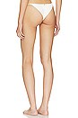 view 3 of 4 Flora Detail Cheeky Bikini Bottom in Firenze White