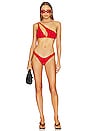view 4 of 4 Giulia Bikini Bottom in Red Pepper