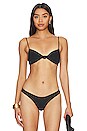 view 1 of 4 Erin Knot Bikini Top in Black