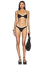 view 4 of 4 Erin Knot Bikini Top in Black
