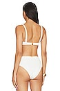 view 3 of 4 Jade Bikini Top in Firenze White