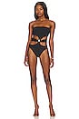 view 2 of 5 Kim One Piece Brazilian Swimsuit in Black
