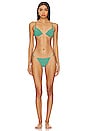 view 4 of 4 Sienna Lais Bikini Top in Green