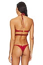 view 3 of 4 Gi Bikini Top in Red