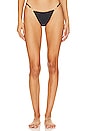 view 1 of 5 Sienna Brazilian Bikini Bottom in Black