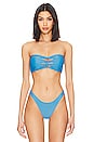 view 1 of 4 Megan Bikini Top in Light Blue