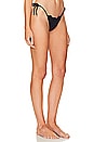 view 2 of 4 x Barbara Palvin Firenze Lou Tie Side Cheeky Bottom in Black