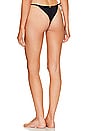 view 3 of 4 x Barbara Palvin Firenze Lou Tie Side Cheeky Bottom in Black
