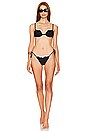 view 4 of 4 x Barbara Palvin Firenze Lou Tie Side Cheeky Bottom in Black