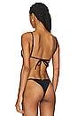 view 3 of 4 Firenze Lou Paral Bikini Top in Black
