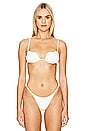 view 1 of 4 Firenze Lou Bikini Top in White