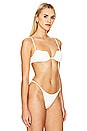 view 2 of 4 Firenze Lou Bikini Top in White
