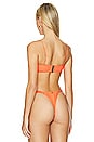 view 4 of 5 Jessie Bandeau Bikini Top in Orange