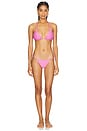 view 4 of 4 Paula Tri Bikini Top in Pink