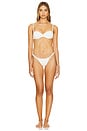 view 4 of 4 Edie Nissi Bikini Top in White