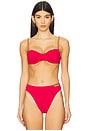 view 1 of 4 Aika Mel Bikini Top in Red