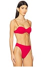 view 2 of 4 Aika Mel Bikini Top in Red