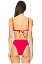 view 3 of 4 Aika Mel Bikini Top in Red
