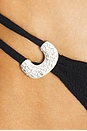 view 5 of 5 Sami Detail Brazilian Bikini Bottom in Black