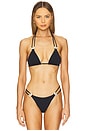 view 1 of 5 Sami Triangle Bikini Top in Black