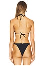 view 3 of 5 Sami Triangle Bikini Top in Black