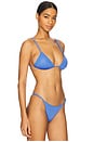 view 2 of 4 Beads Parallel Triangle Bikini Top in Ethereal