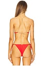 view 3 of 4 Page T Back Tri Top in Red